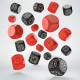 Набір кубиків Fortress Compact D6: Black&Red (20 шт). Q WORKSHOP (STCB04)
