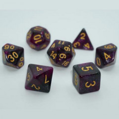 Набор кубиков RPG Galaxy 7 Dice Set Dark purple (g7dgala04)
