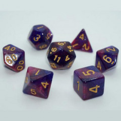 Набор кубиков RPG Galaxy 7 Dice Set Light purple (g7dgala03)