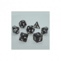 Набор кубиков RPG Glitter 7 Dice Set Black (g7dglit10)
