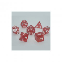 Набор кубиков RPG Glitter 7 Dice Set Coral (g7dglit11)