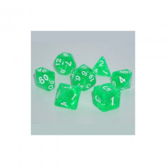 Набор кубиков RPG Glitter 7 Dice Set Light green (g7dglit05)