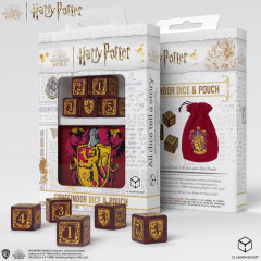 Набір кубиків Harry Potter. Gryffindor. 5 х D6 Dice Set & Pouch. Q WORKSHOP (190142/2023/1/A/D6B)