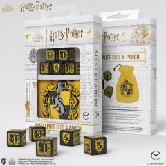 Набір кубиків Harry Potter. Hufflepuff. 5 х D6 Dice Set & Pouch. Q WORKSHOP (190142/2023/4/A/D6B)
