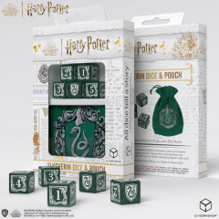 Набір кубиків Harry Potter. Slytherin. 5 х D6 Dice Set & Pouch. Q WORKSHOP (190142/2023/2/A/D6B)