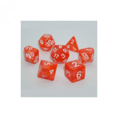 Набор кубиков RPG Pearl 7 Dice Set Coral (g7dpearl21)