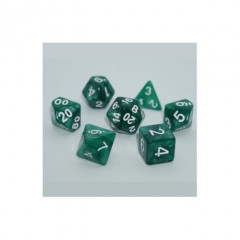 Набор кубиков RPG Pearl 7 Dice Set Dark green (g7dpearl05)
