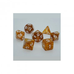 Набор кубиков RPG Pearl 7 Dice Set Gold (g7dpearl01)
