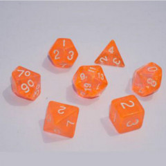 Набор кубиков RPG Transparent 7 Dice Set Orange (g7dtran03)