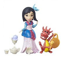 Фото Набір Міні-лялька Мулан з дракончиком, Маленьке королівство, Disney Princess Hasbro, В6171 (В5331)