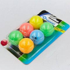 Набір м’ячів для настільного тенісу 6 штук DONIC MT-649015 COLOR POPPS.