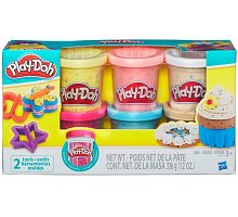 Фото Набір пластиліну Колекція конфетті 6 баночок, Play-Doh, B3423