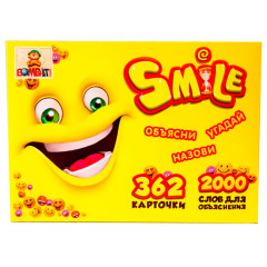 Настільна гра у слова Smile (Смайл) українською. Bombat Game (4820172800187)