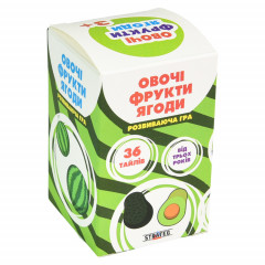 Настольная игра Овощи, фрукты, ягоды (УКР). Strateg (30772)