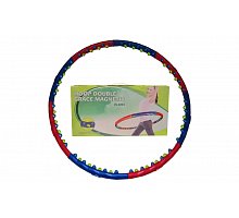 Фото Обруч масажний Hula Hoop JS-6003 DOUBLE GRACE MAGNETIC (1,5кг, пластик, 8 секцій, d-98см, з магнітом)