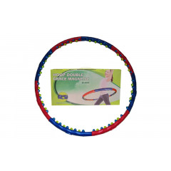 Обруч масажний Hula Hoop JS-6003 DOUBLE GRACE MAGNETIC (1,5кг, пластик, 8 секцій, d-98см, з магнітом)