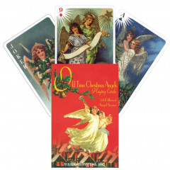 Игральные карты Рождественские ангелы старого времени - Old Time Christmas Angels Playing Card Deck. US Games Systems