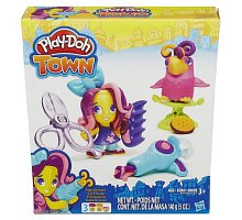 Фото Перукар і пташка - набір з пластиліном Play-Doh Town, Play-Doh, Перукар і пташка, B3411-2