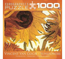 Фото Пазл Eurographics "Дванадцять соняшників" (фрагмент) Вінсент ван Гог, 1000 елементів (8000-0477)