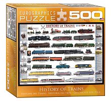 Фото Пазл Eurographics Історія поїздів, 500 елементів (8500-0251)