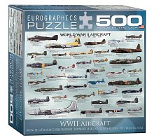 Фото Пазл Eurographics Літаки 2-ої Світової війни, 500 елементів (8500-0075)