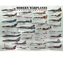 Фото Пазл Eurographics Сучасні військові літаки, 1000 елементів (6000-0076)