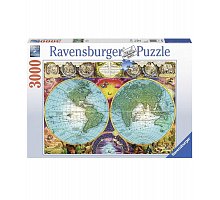 Фото Пазл Ravensburger Антична карта світу 3000 елементів (RSV-170746)