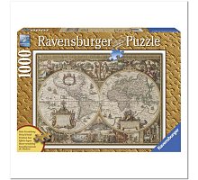Фото Пазл Ravensburger Стародавня карта Миру., 1000 елементів (RSV-190041)
