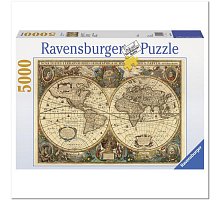 Фото Пазл Ravensburger Стародавня карта Миру., 5000 елементів (RSV-174119)