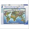 Фото 1 - Пазл Ravensburger Карта Миру, 2000 елементів (RSV-166831)