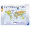 Фото 1 - Пазл Ravensburger Політична карта світу 500 елементів (RSV-147557)