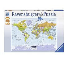 Фото Пазл Ravensburger Політична карта світу 500 елементів (RSV-147557)