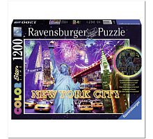 Фото Пазл Ravensburger різнокольорові Нью-Йорк, 1200 елементів. Світиться (RSV-161812)