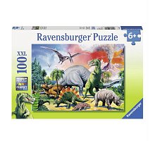 Фото Пазл Ravensburger Серед динозаврів, 100 елементів (RSV-109579)