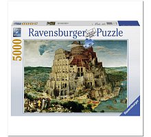 Фото Пазл Ravensburger Вавилонська Вежа, Пітер Брейгель, 5000 елементів (RSV-174232)