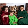 Фото 1 - Плед з рукавами дитячий Homely Kids Luxury Бордо, велсофт, 100x130 см