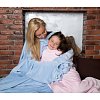 Фото 1 - Плед з рукавами дитячий Homely Kids Luxury Рожевий, велсофт, 100x130 см