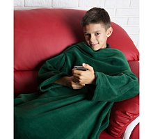 Фото Плед із рукавами дитячий Homely Kids Original Зелений, фліс, 100x130 см