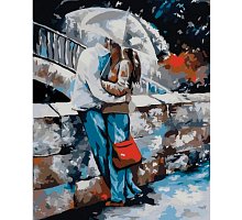 Фото Під дощем, Серія Люди, малювання за номерами, 40 x 50 см, Ідейка, КН2658