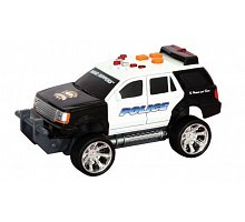 Фото Поліцейський позашляховик зі світлом та звуком 13 см, Серії Road Rippers, Toy State, 34516