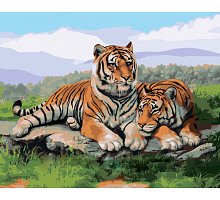 Фото Після полювання, Серія Тварини, малювання за номерами, 40 x 50 см, Ідейка, КН2484