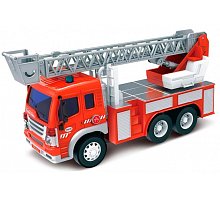 Фото Пожежна машина зі сходами, світлом та звуком (28 см), Junior trucker, 33015