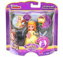 Фото Принцеса Амбер, міні-лялька в жовте плаття, Sofia the First, Disney Princess, Mattel, жовте плаття, CJP98-1