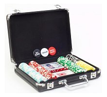 Фото Набір покеру в кейсі на 200 фішок без номіналу. 11,5g-chips