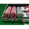 Фото 3 - Набір для покеру на 300 фішок з номіналом 10-500 у сріблястому кейсі. 11,5g-chips
