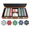 Фото 1 - Набір для покеру на 300 фішок у шкіряному кейсі, номінал 1-100. 11,5g-chips