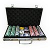 Фото 1 - Набір для покеру на 300 фішок C-1 (великий шрифт, номінал 1-500). 11,5g-chips