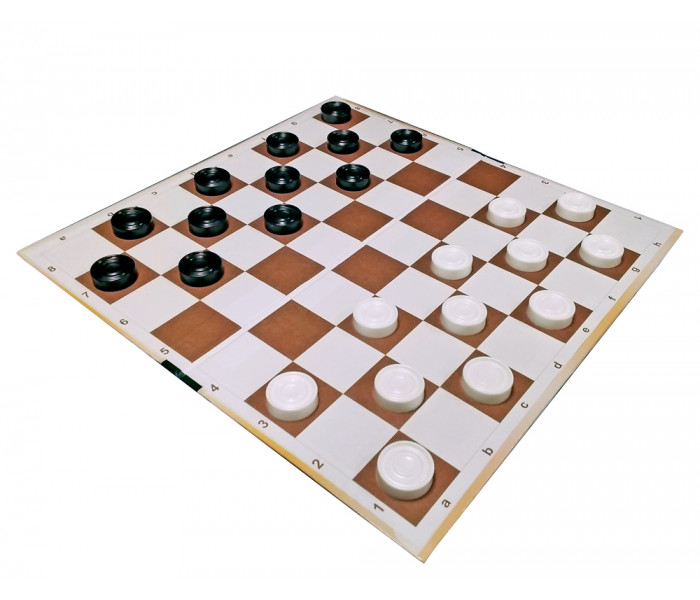 Игровой комплект "Шашки, шахматы", поле картон