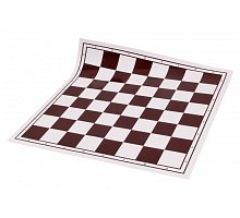 Фото Гибкая шахматная доска 50х50, винил (DMV03A brown)