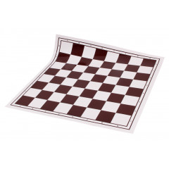 Гибкая шахматная доска 50х50, винил (DMV03A brown)